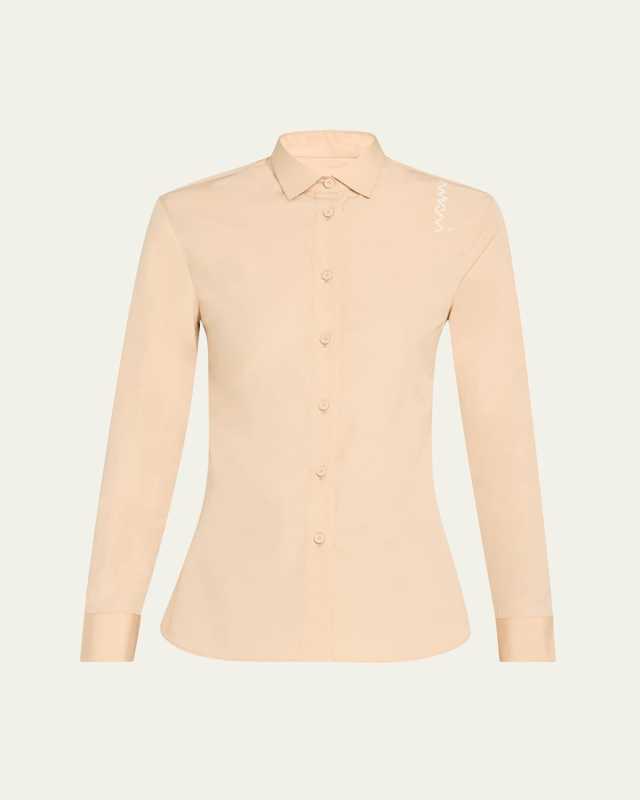 Classic Cotton Poplin Button Down Shirt